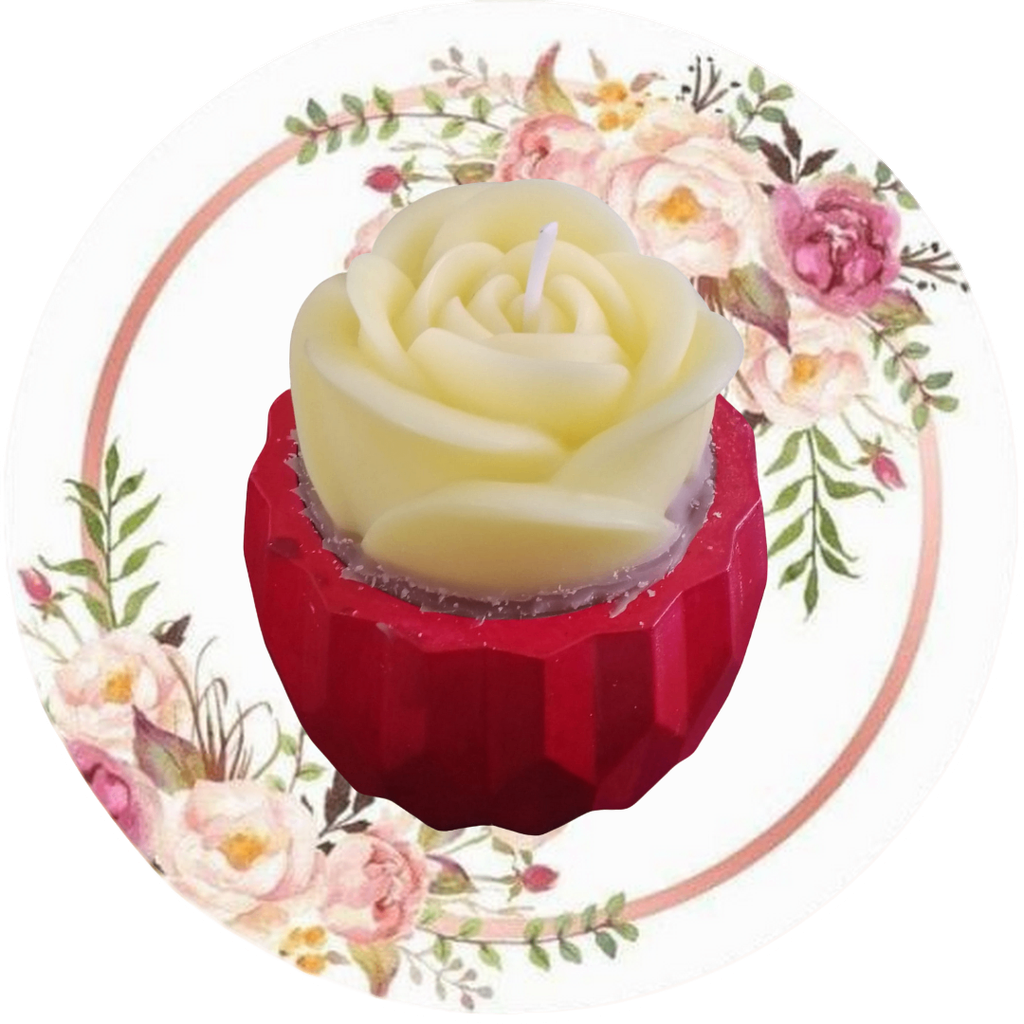 Contenedor facetado (rosa)