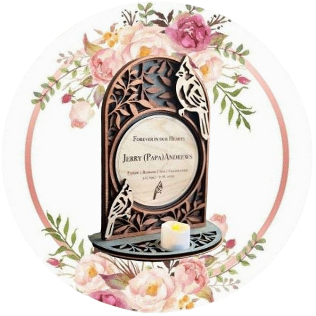 Porta velas cardenales