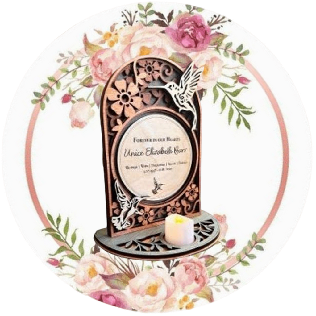 Porta velas colibríes