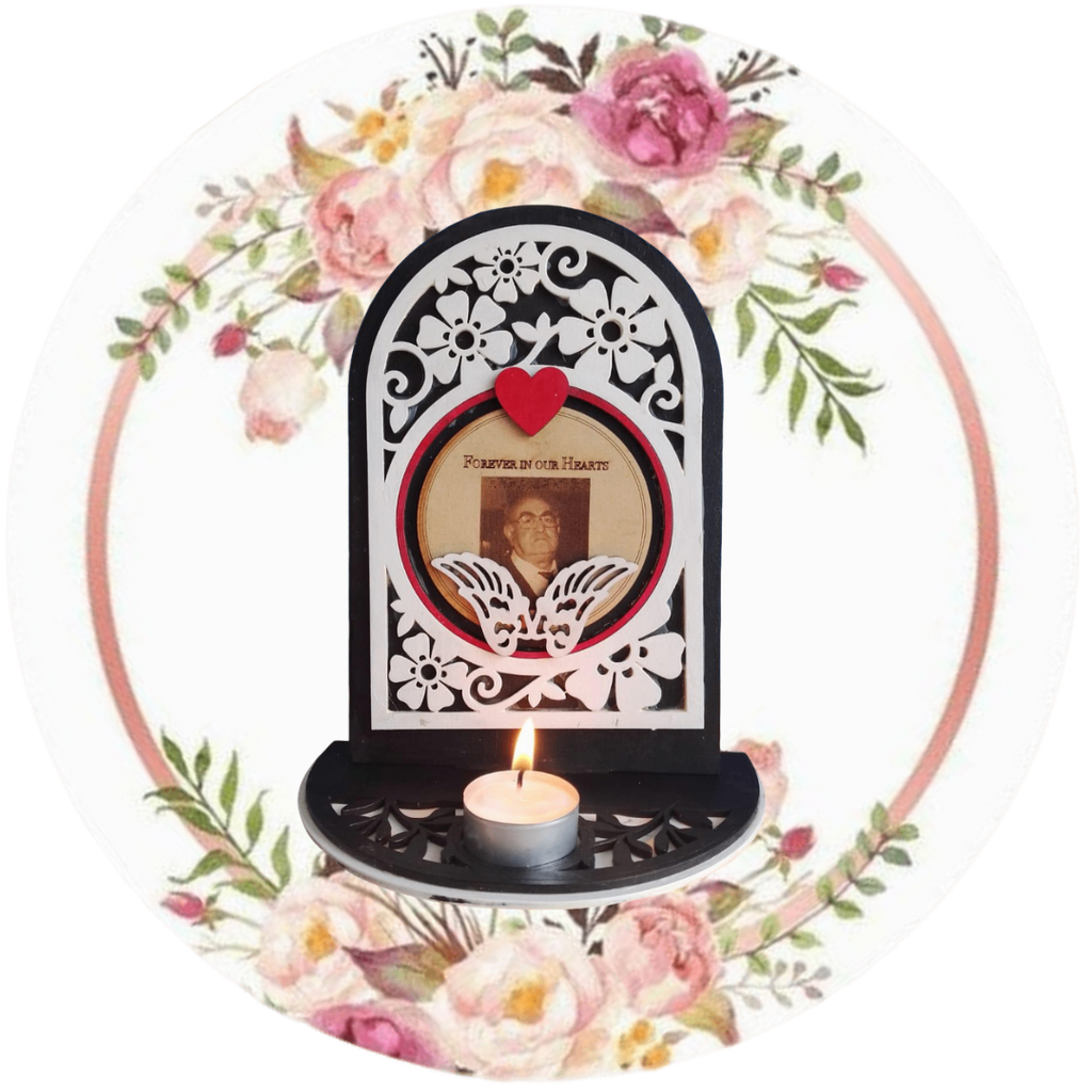 Porta velas Obituario