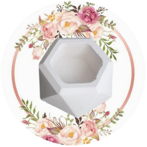 Contenedor Hexagonal Mediano