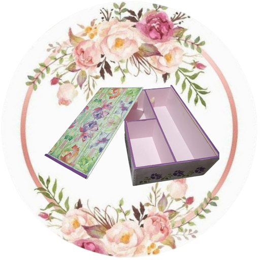 Caja para vino decorada