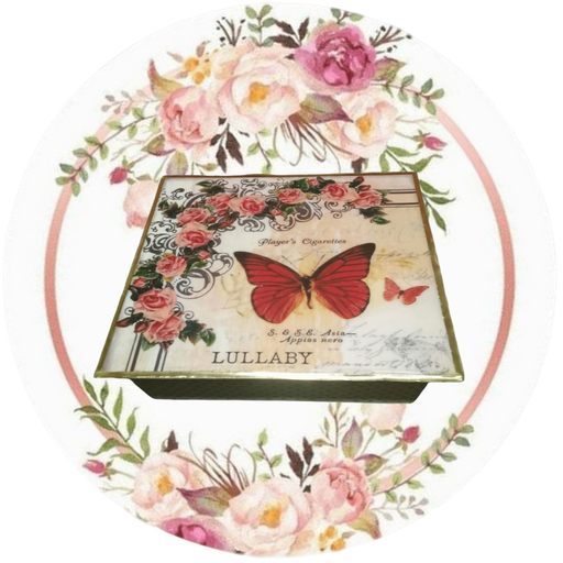 Caja multiusos con divisiones decorada #2