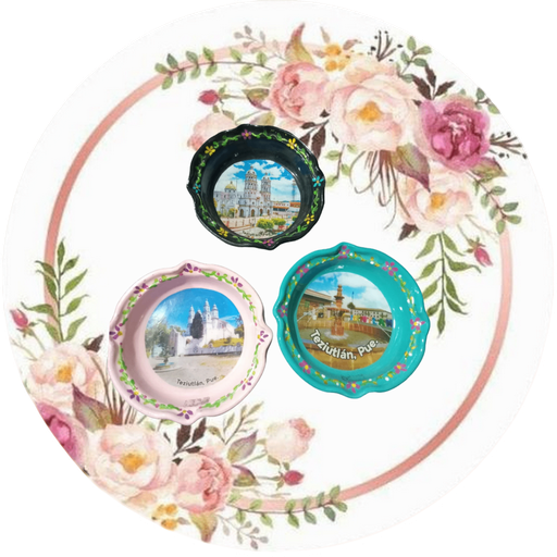 Ceniceros de Barro Decorados